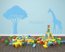 Giraffe Safari Wall Decal